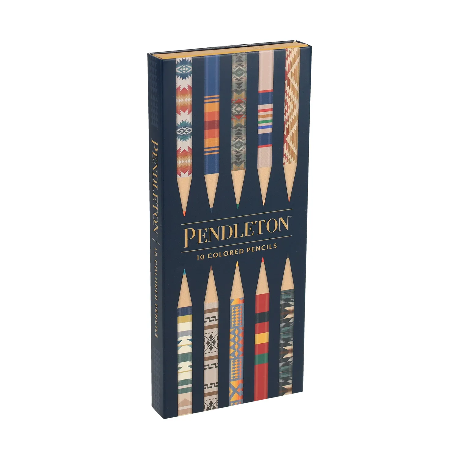 Pendleton Colored Pencils fargeblyanter 10-pak mønstrede
