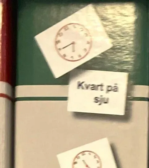 Hogrefe GRUNNLAGET Klokka spill lotto analog klokke