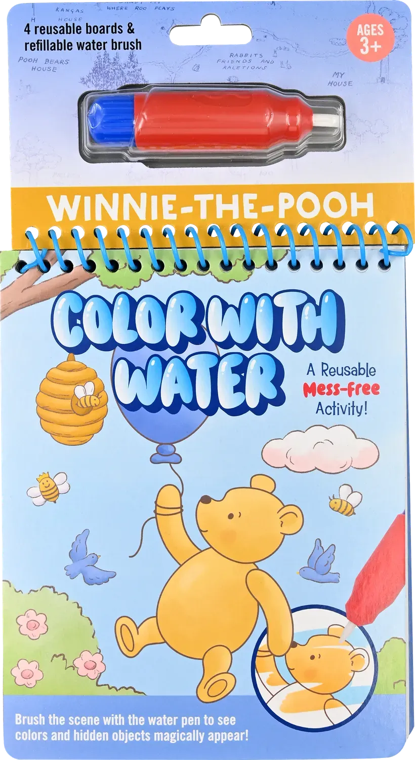 Peter Pauper Press Winnie-the-Pooh malebok vannmaling barn 3 år