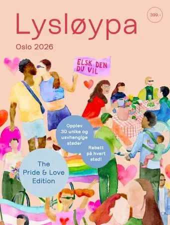 Bokia Lysløypa Oslo 2026 pocket pent brukt rabatt