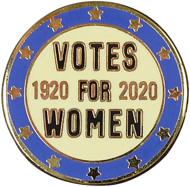Peter Pauper Press Votes for Women emaljepin i gaveeske