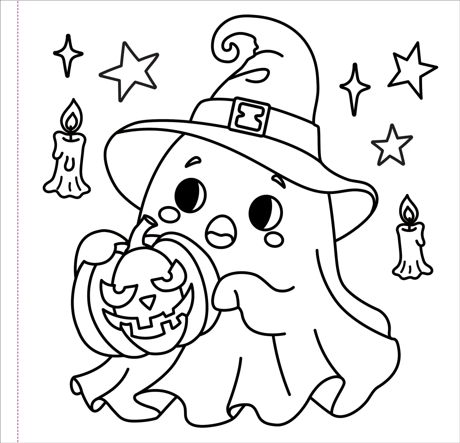 Peter Pauper Press Color Me Spooky fargeleggingsbok halloween