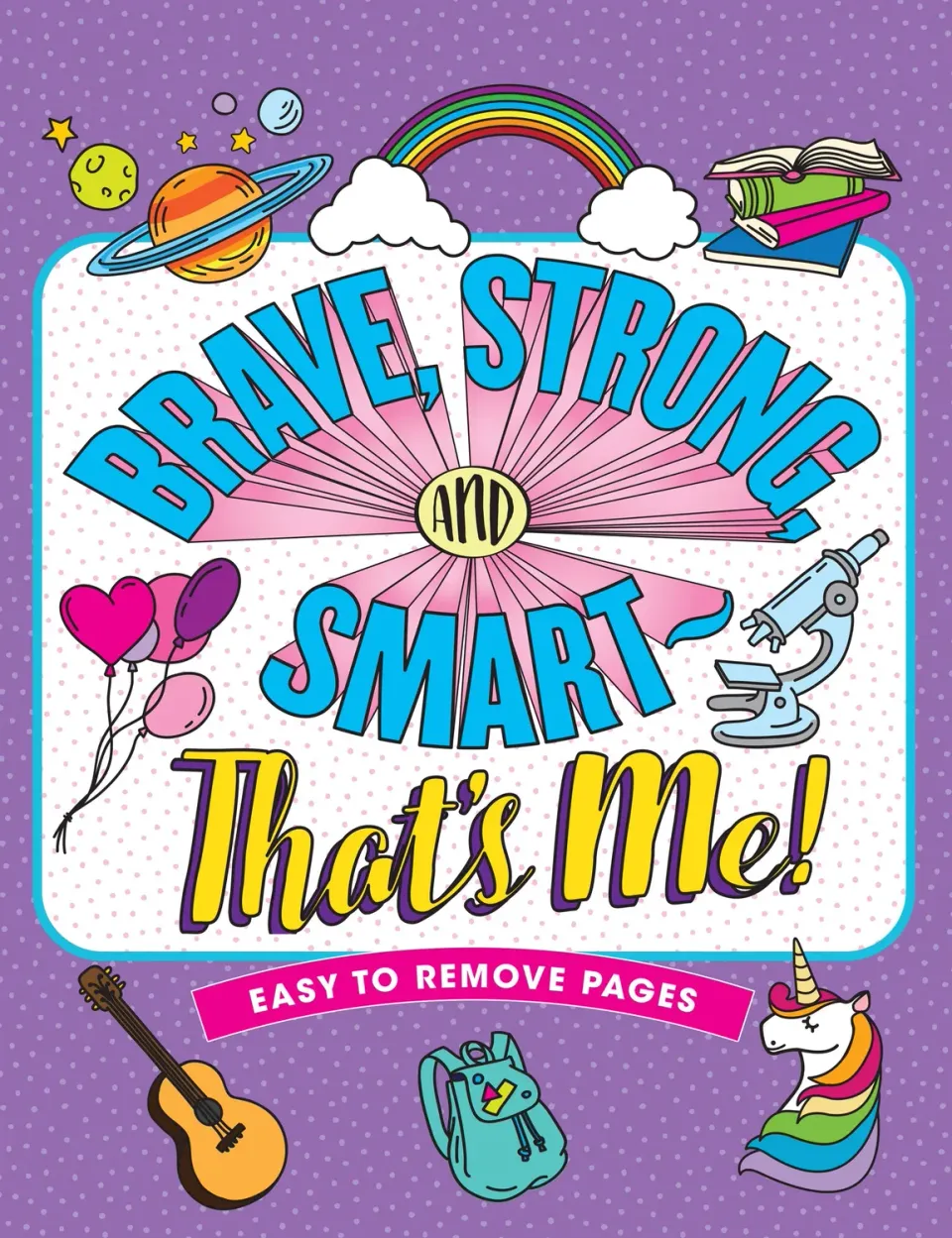 Peter Pauper Press Brave Strong Smart fargeleggingsbok jenter