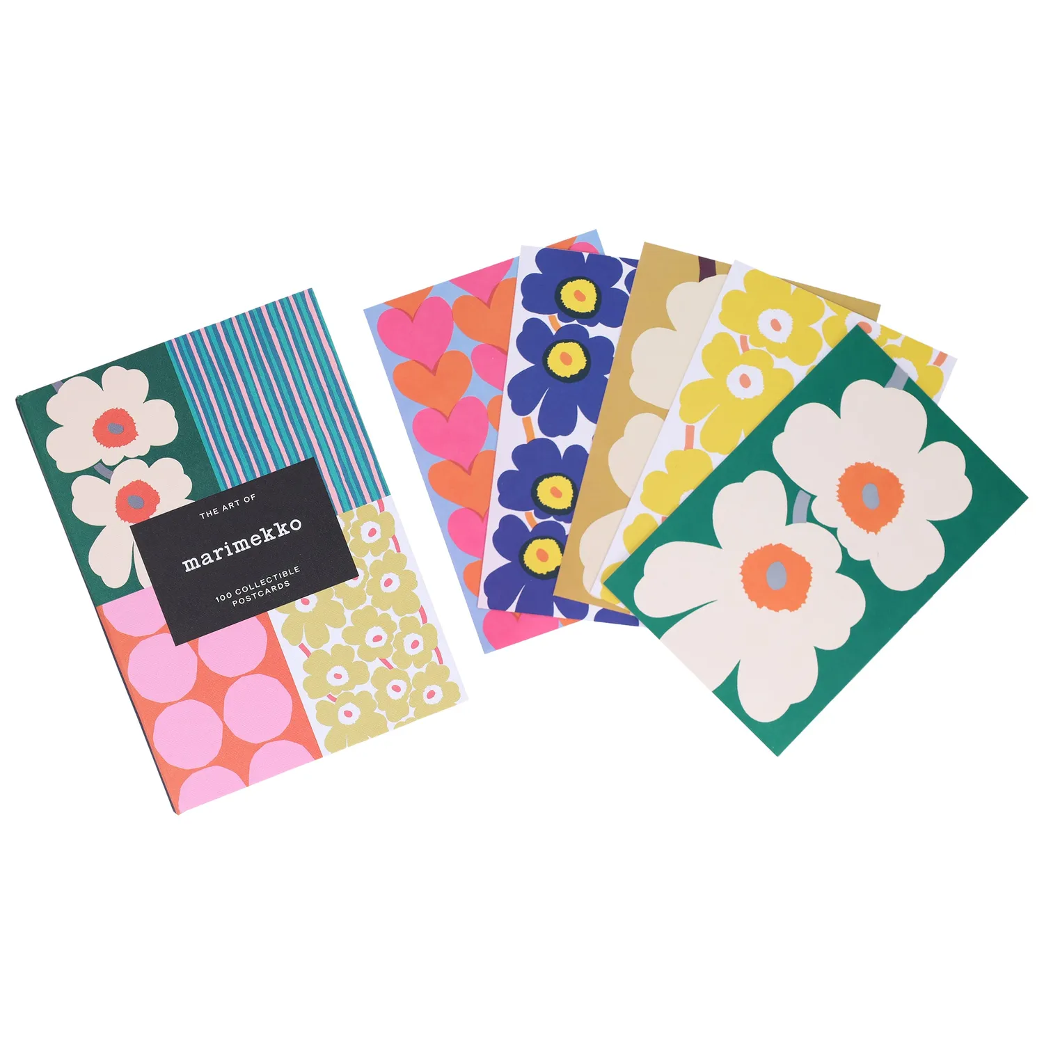 Marimekko The Art of Marimekko Postcard Box postkort 100 stk fargerik