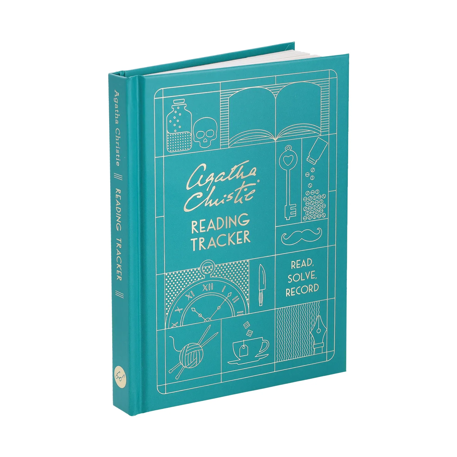 Chronicle Books Agatha Christie Reading Tracker lesedagbok