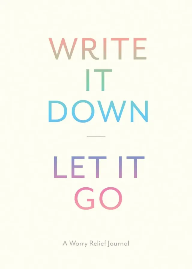 Chronicle Books Write It Down Let It Go bekymringsjournal