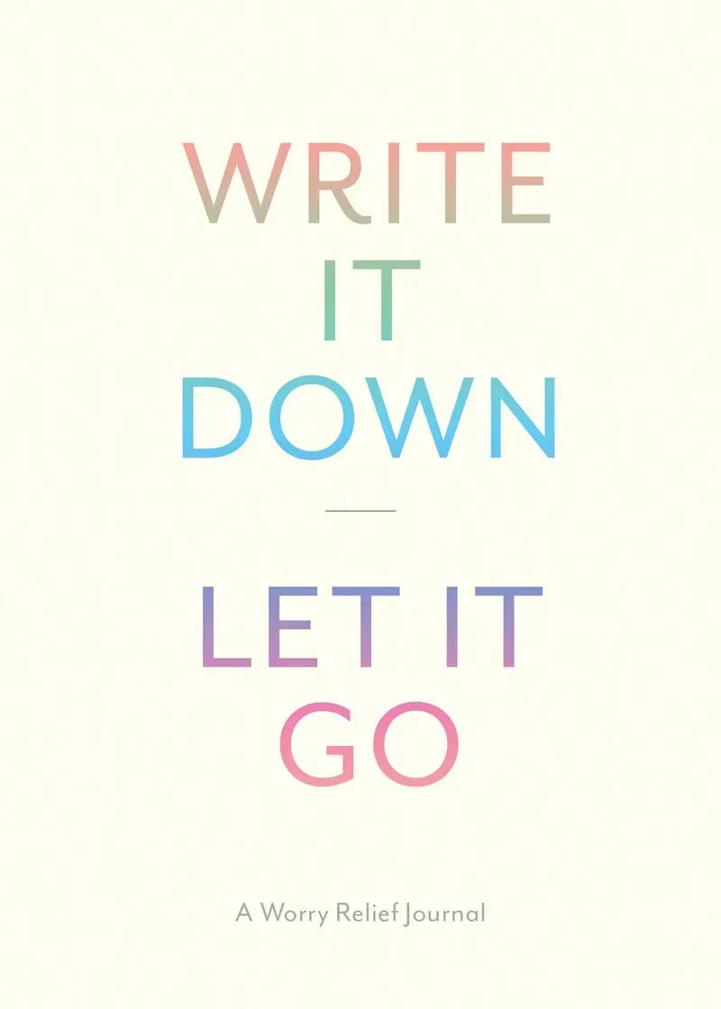 Chronicle Write It Down Let It Go notatbok bekymring