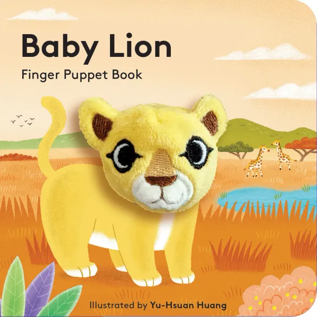 Chronicle Baby Lion fingerdukke bok papp