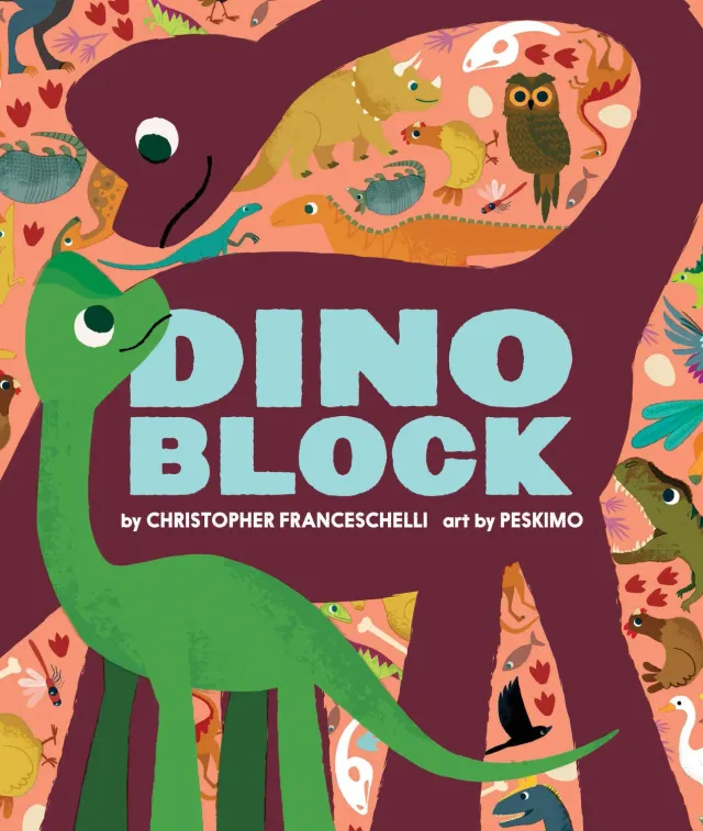 Abrams Dinoblock pekebok dinosaur 24 arter