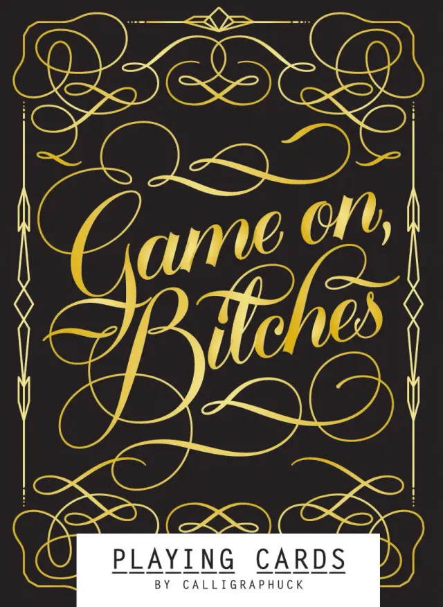 Abrams and Chronicle Game On Bitches spillkort voksen humor