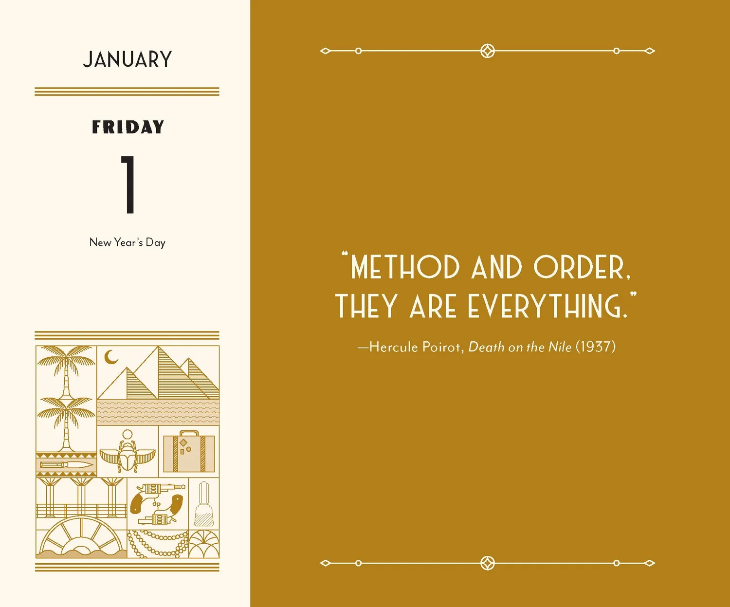 Abrams & Chronicle Books Agatha Christie 2027 kalender