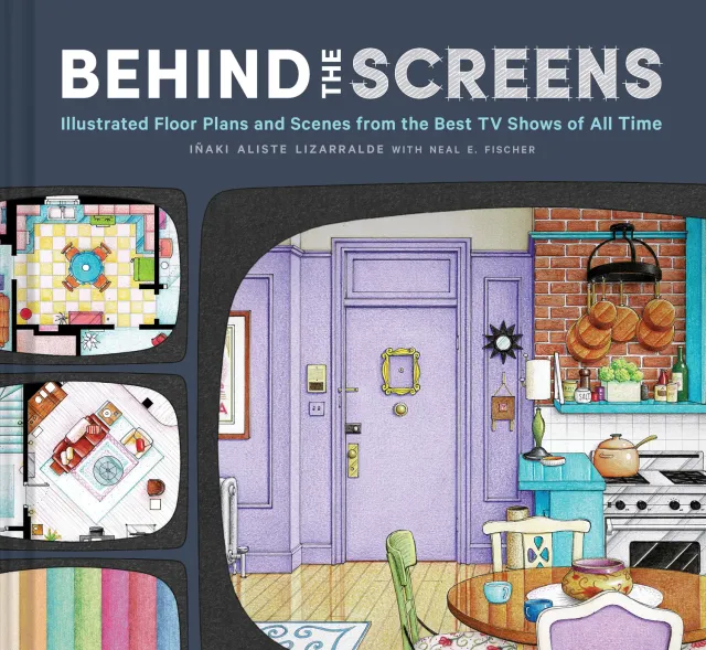 Chronicle Books Behind the Screens bok innbundet TV-serier