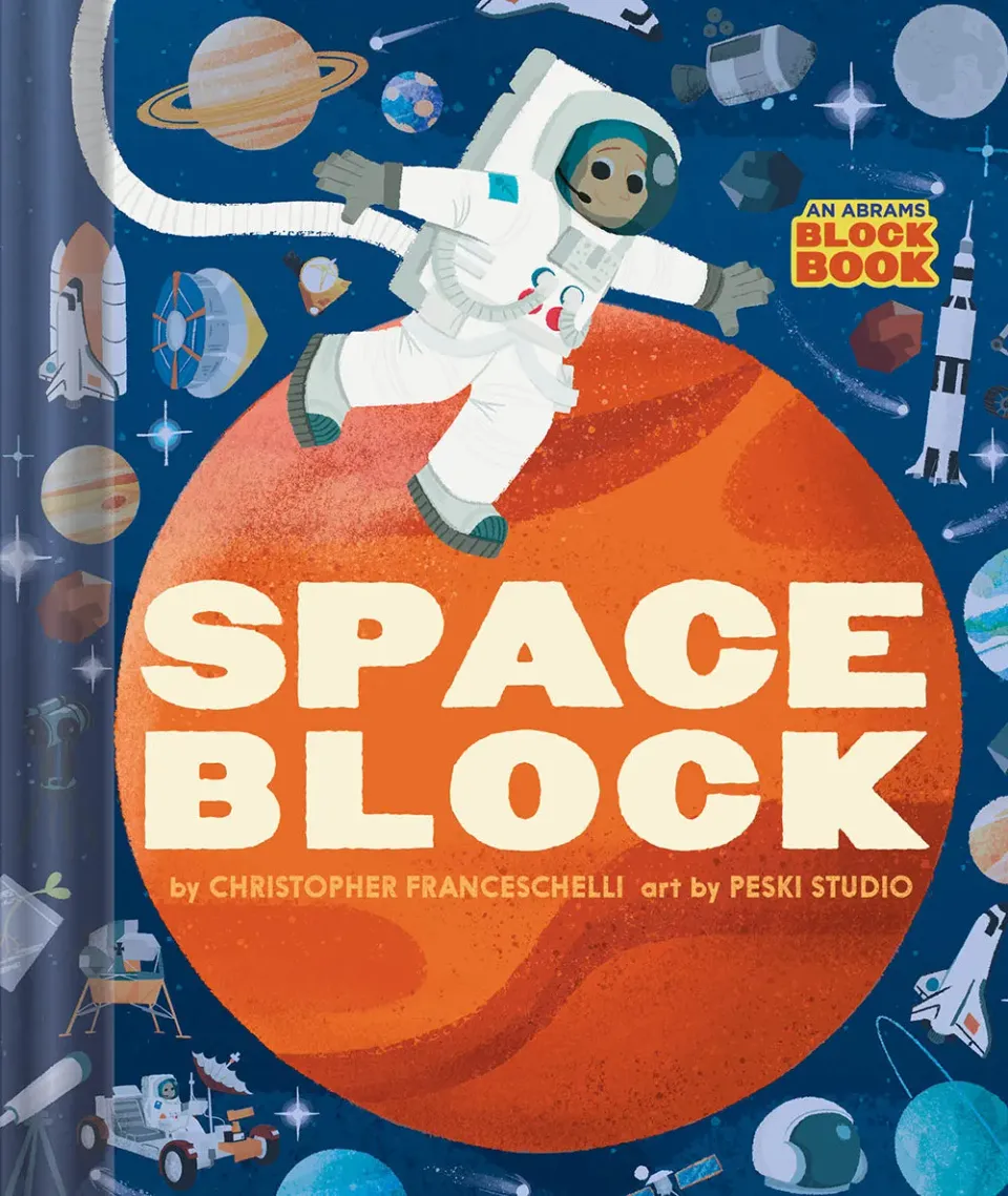 Abrams Spaceblock pappbok barn verdensrommet