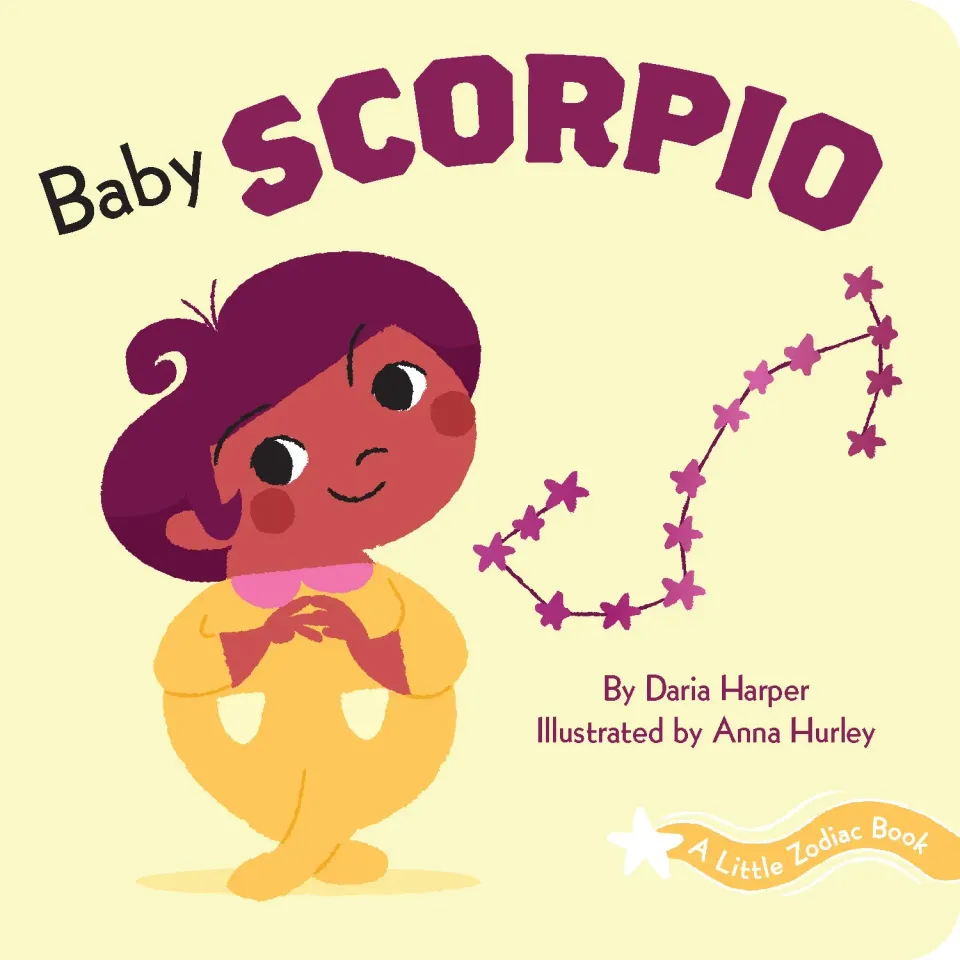 Abrams & Chronicle Books A Little Zodiac Book Baby Scorpio pekebok skorpion
