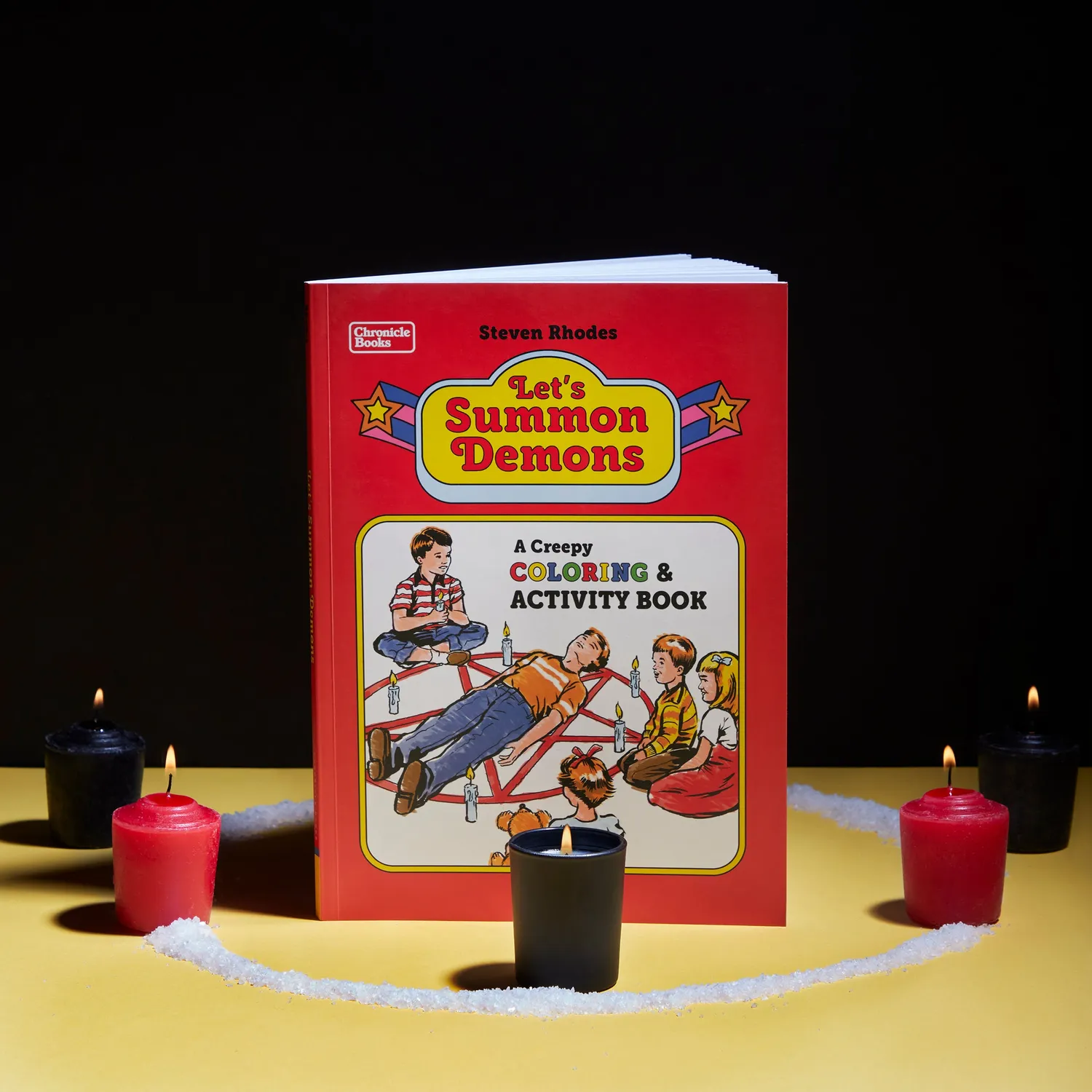 Steven Rhodes Let's Summon Demons fargeleggingsbok retro