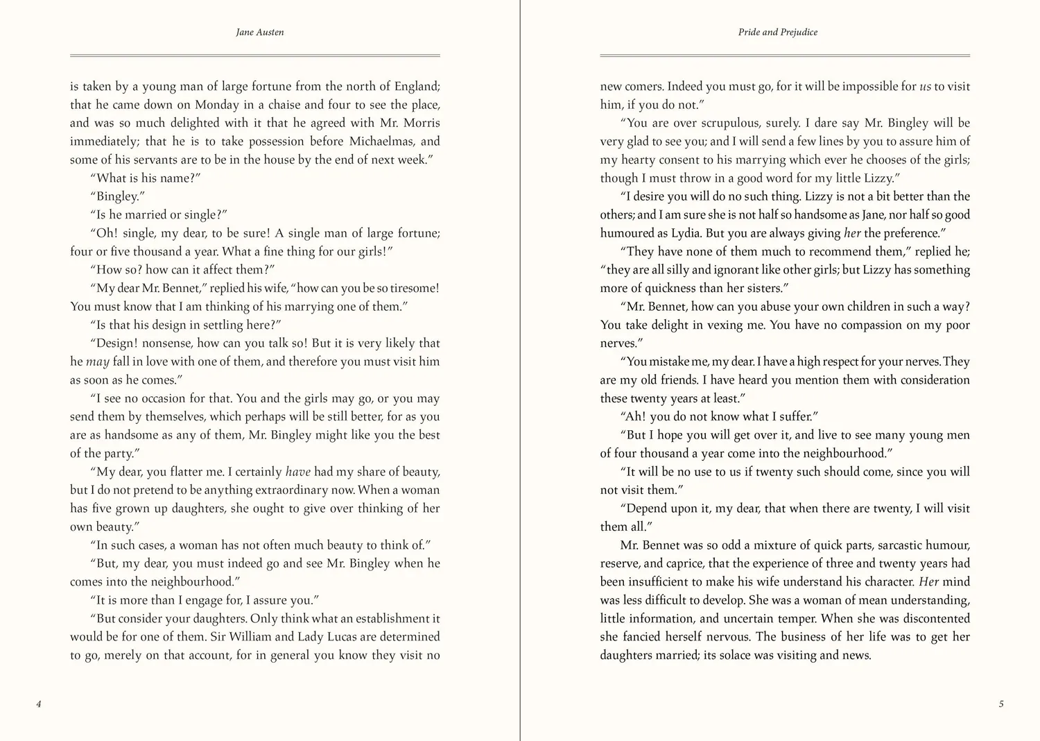 Peter Pauper Press Pride and Prejudice innbundet gaveutgave