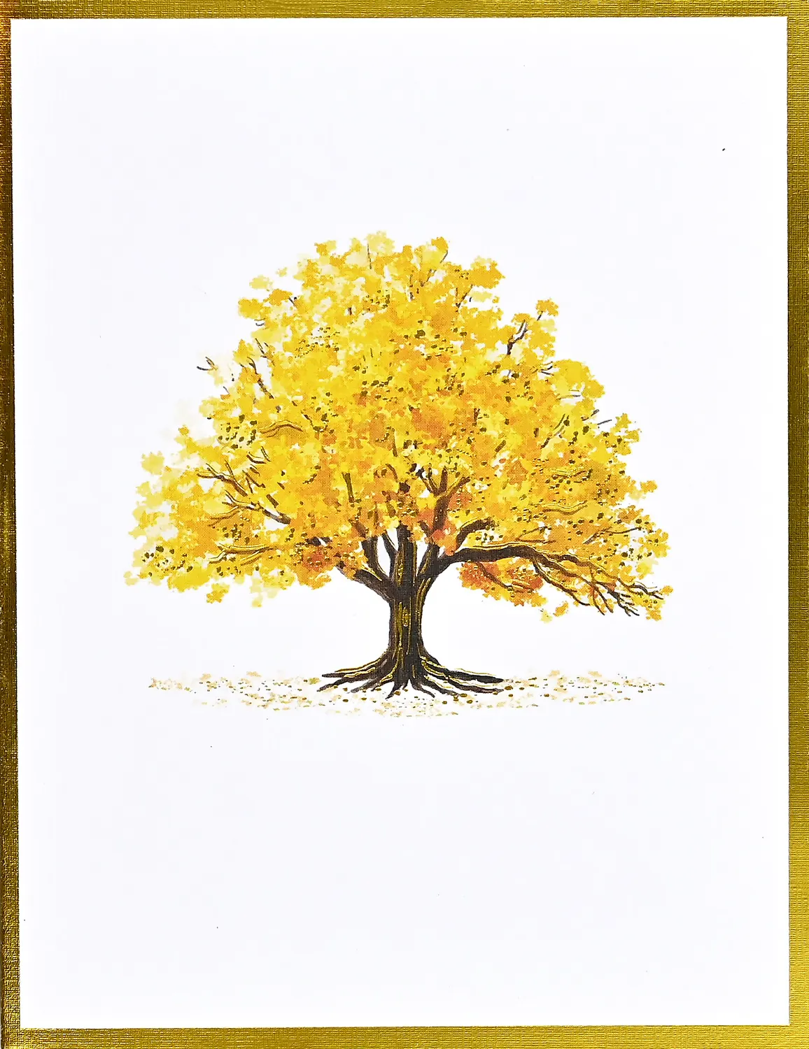 Peter Pauper Press Watercolor Trees kortsett 20 stk trær