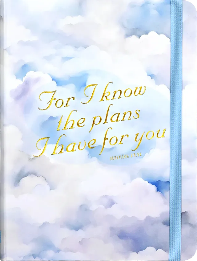 Peter Pauper Press For I Know the Plans notatbok linjert