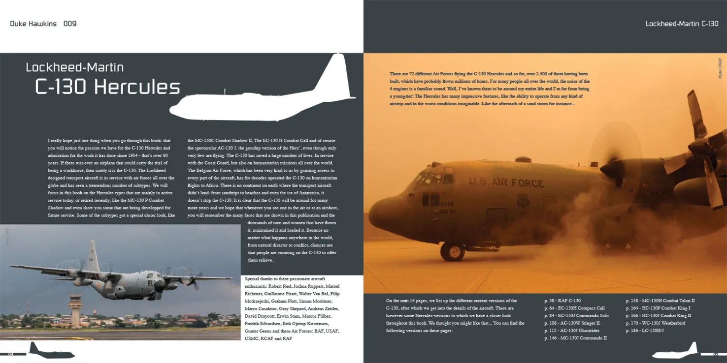 Duke Hawkins C-130 Hercules bok 196 sider
