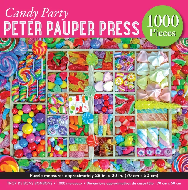 Peter Pauper Press Candy Party puslespill 1000 brikker