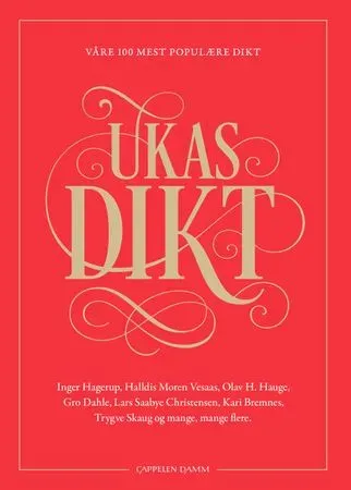 Bokia Ukas dikt innbundet bok brukt – antologi
