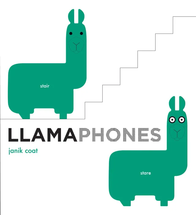 Abrams Grammar Zoo Llamaphones pappbok småbarn homofoner