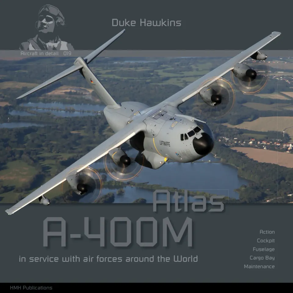 Duke Hawkins Airbus A400M Atlas bok transportfly