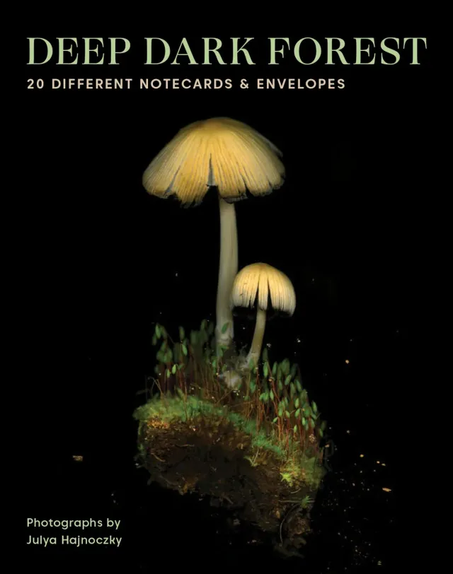 Deep Dark Forest Notes brevkort 20 stk sopp og mose