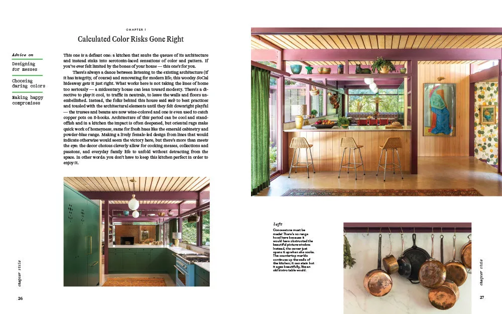 Uncommon Kitchens interiørbok innbundet kjøkken