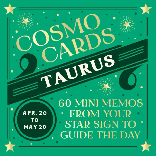 Cosmo Cards Taurus kortstokk 60 affirmasjonskort stjernetegn