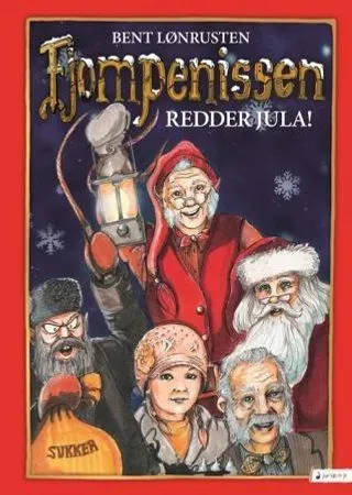 Bokia Fjompenissen redder jula innbundet bok pent brukt – jul