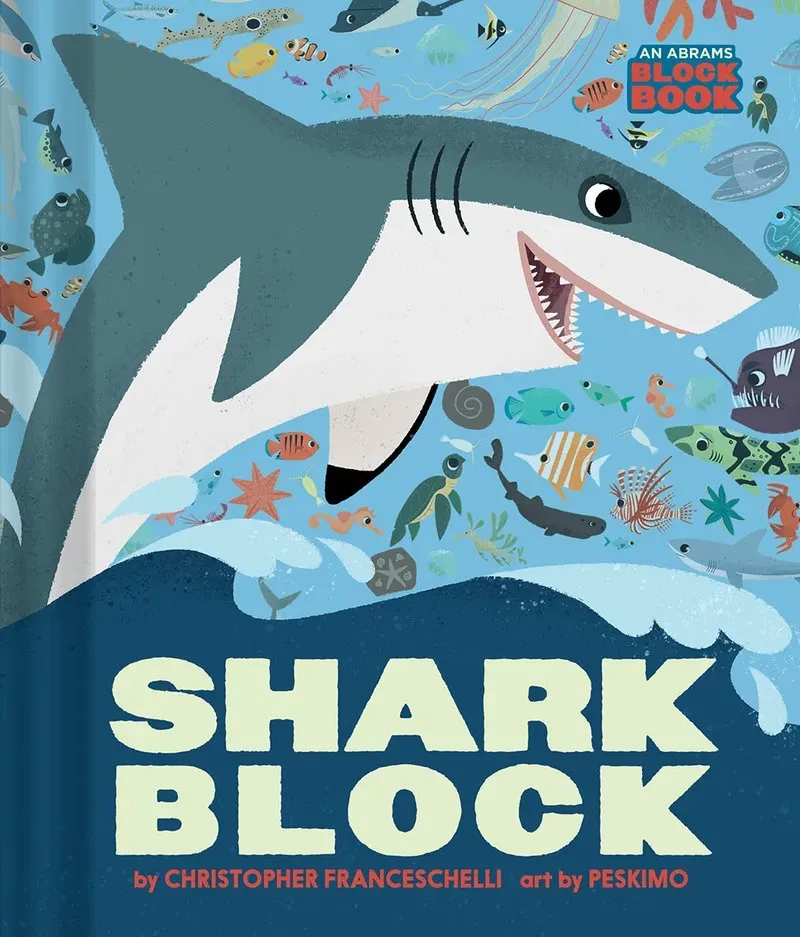 Abrams Block Book Sharkblock pappbok haier