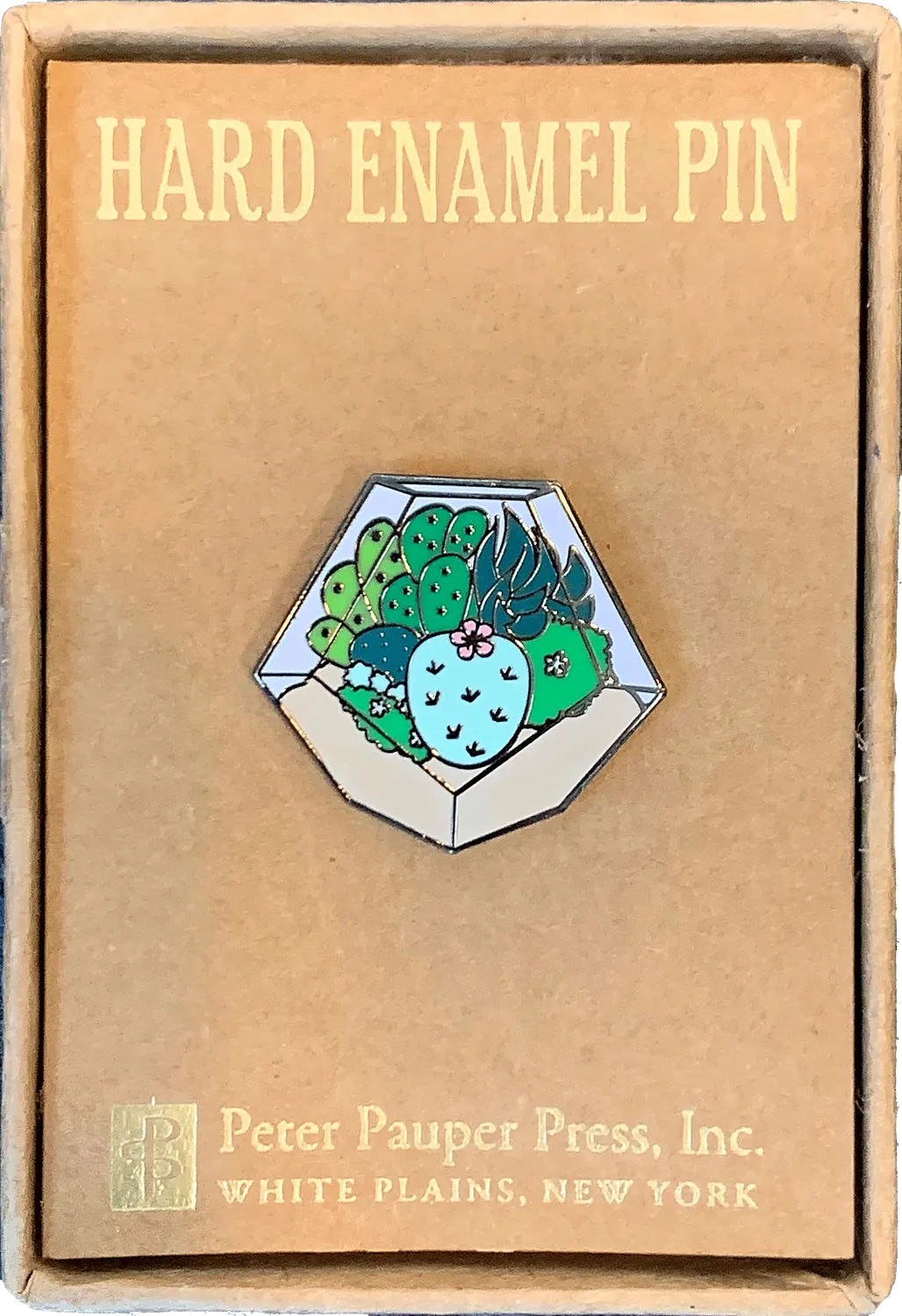 Peter Pauper Press Succulents emaljepin gaveeske