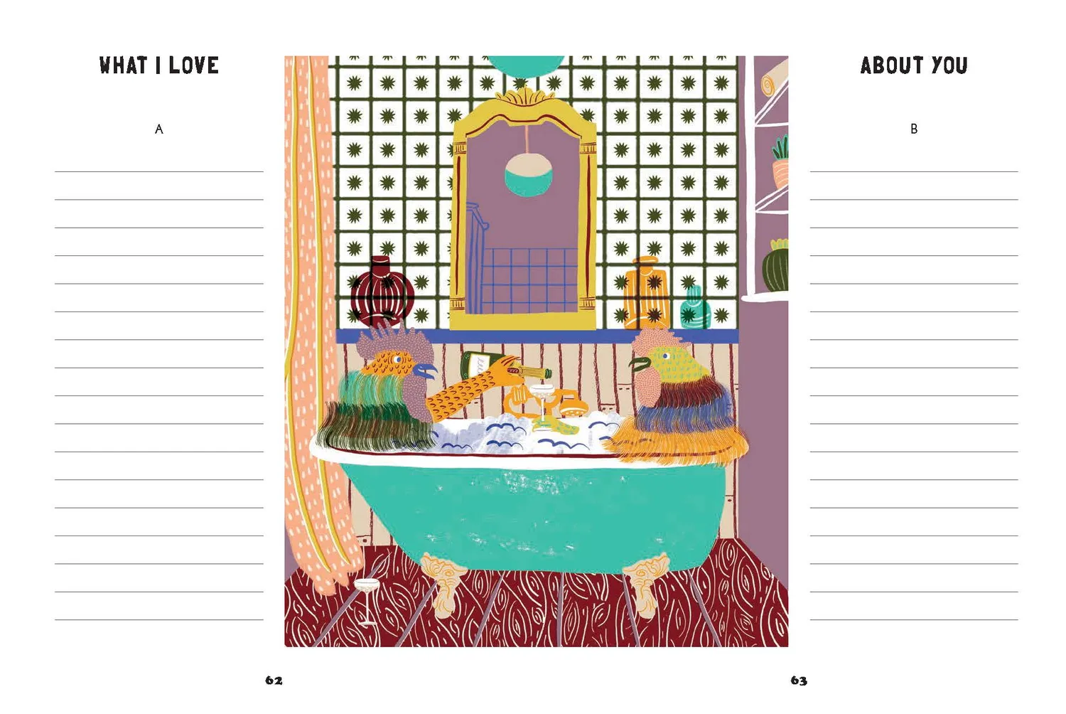 Chronicle Books Date Night In pardagbok for par innbundet