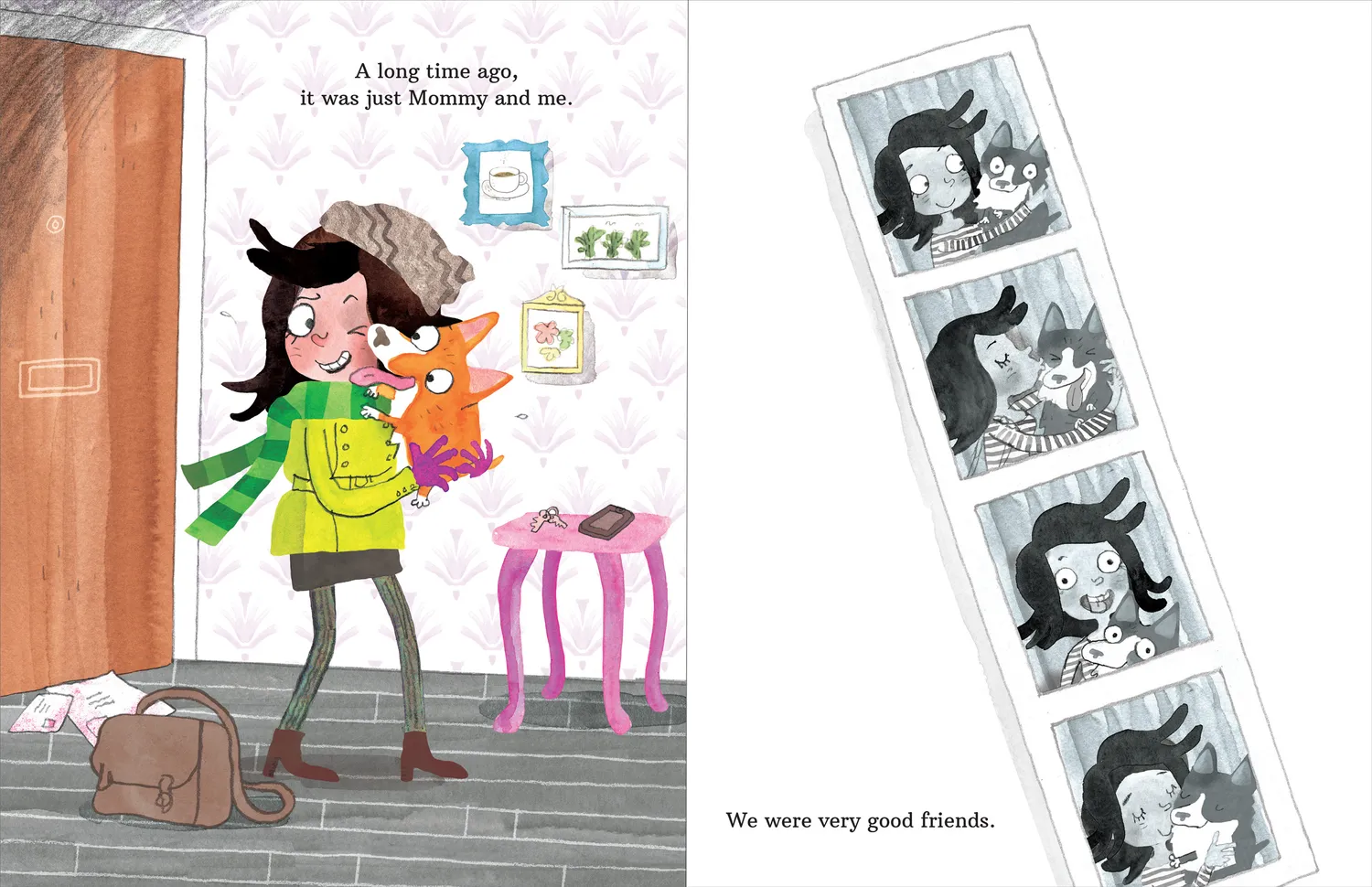 Peter Pauper Press Mommy Baby and Me bildebok hund