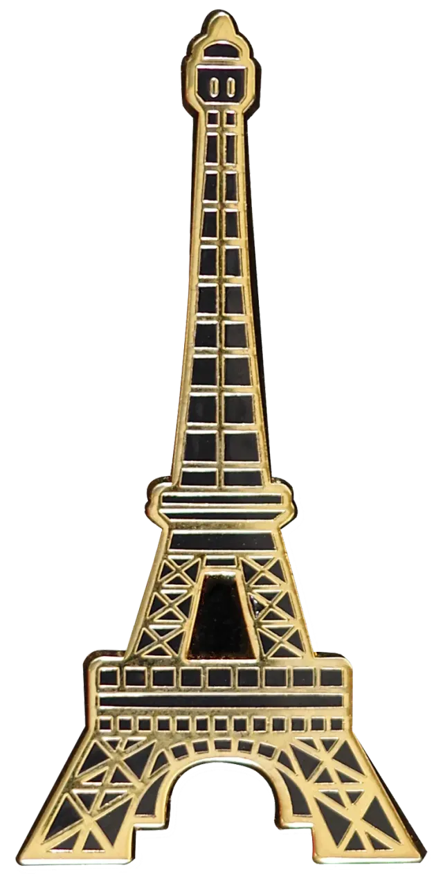 Peter Pauper Press Eiffel Tower emaljenål pin Paris gaveeske