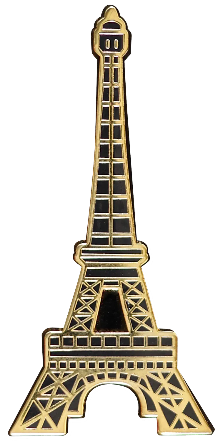 Peter Pauper Press Eiffel Tower emaljenål pin Paris gaveeske