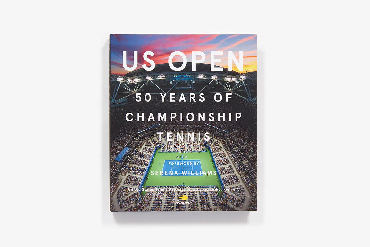 Abrams US Open 50 Years innbundet tennisbok jubileumsutgave