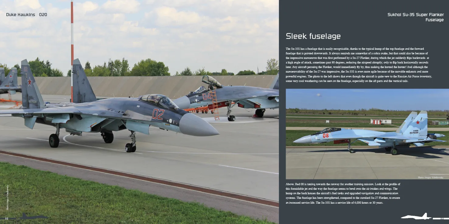 Duke Hawkins Sukhoi Su-35S Flanker E bok 116 sider cockpit