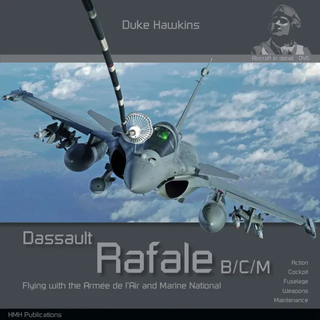 Duke Hawkins Dassault Rafale bok jagerflydetaljer