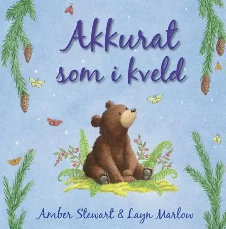 Bokia Akkurat som i kveld barnebok pocket pent brukt
