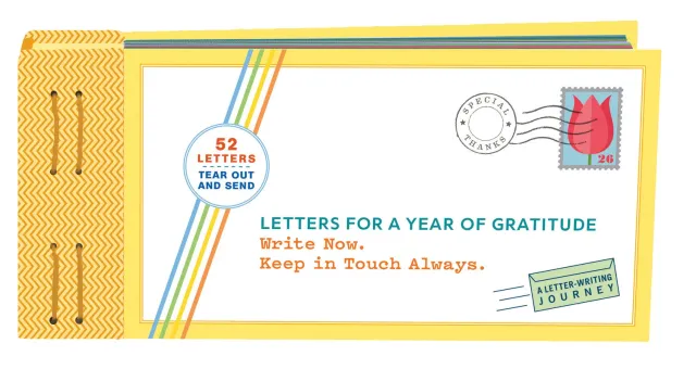 Chronicle Books Letters for a Year of Gratitude brevsett 52 brev