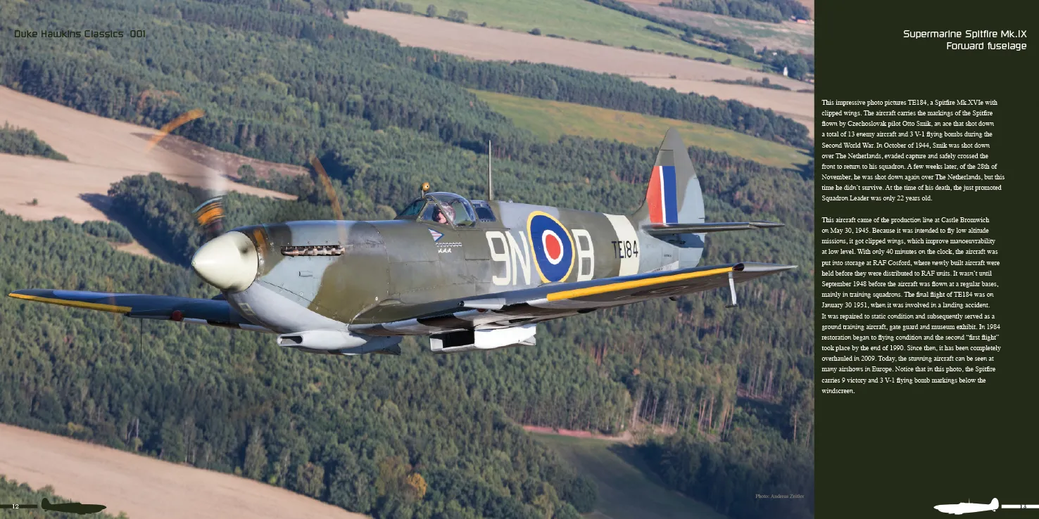 Duke Hawkins Spitfire Mk.IX XVI bok 116 sider