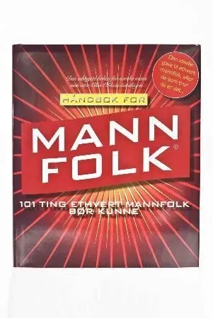 Bokia Håndbok for mannfolk innbundet bok pent brukt