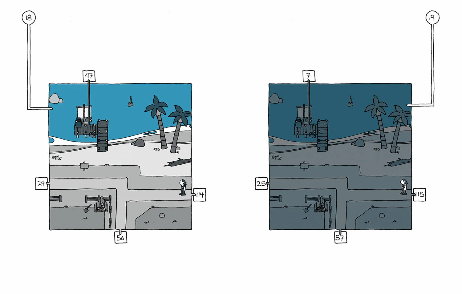 Abrams Adventuregame Leviathan innbundet interaktiv tegneserie