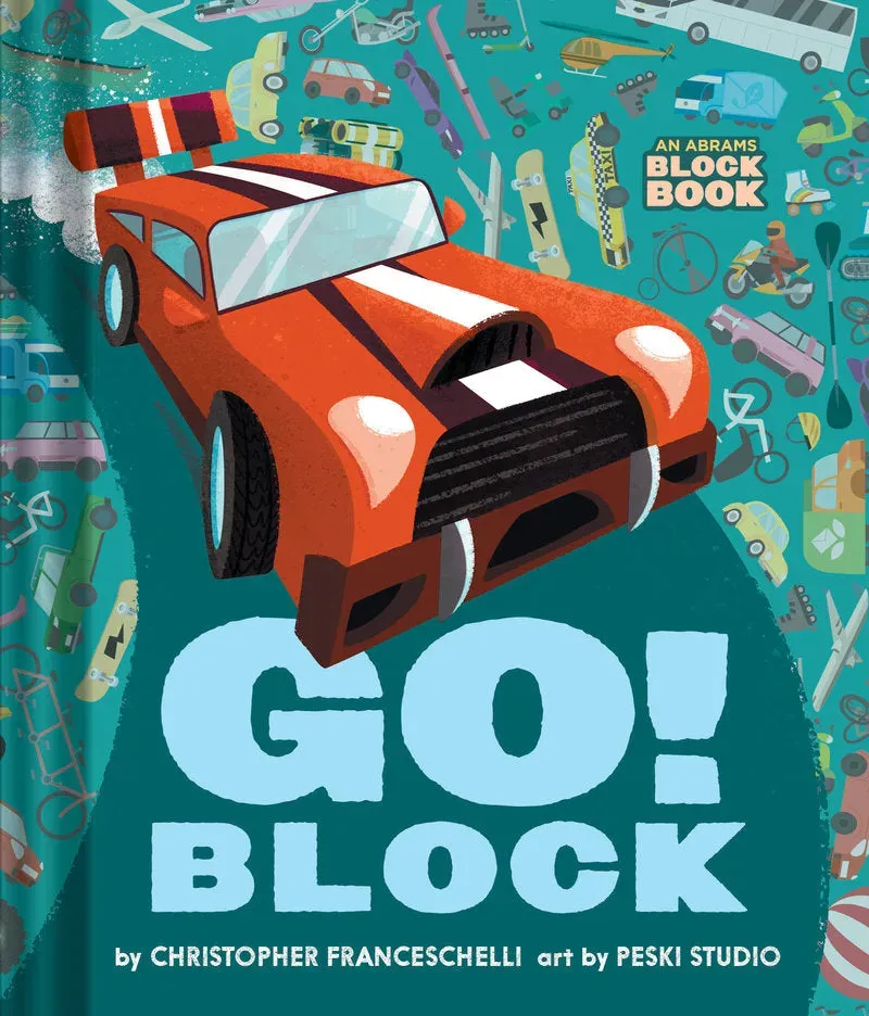 Abrams Go Block pappbok 0–3 år kjøretøy