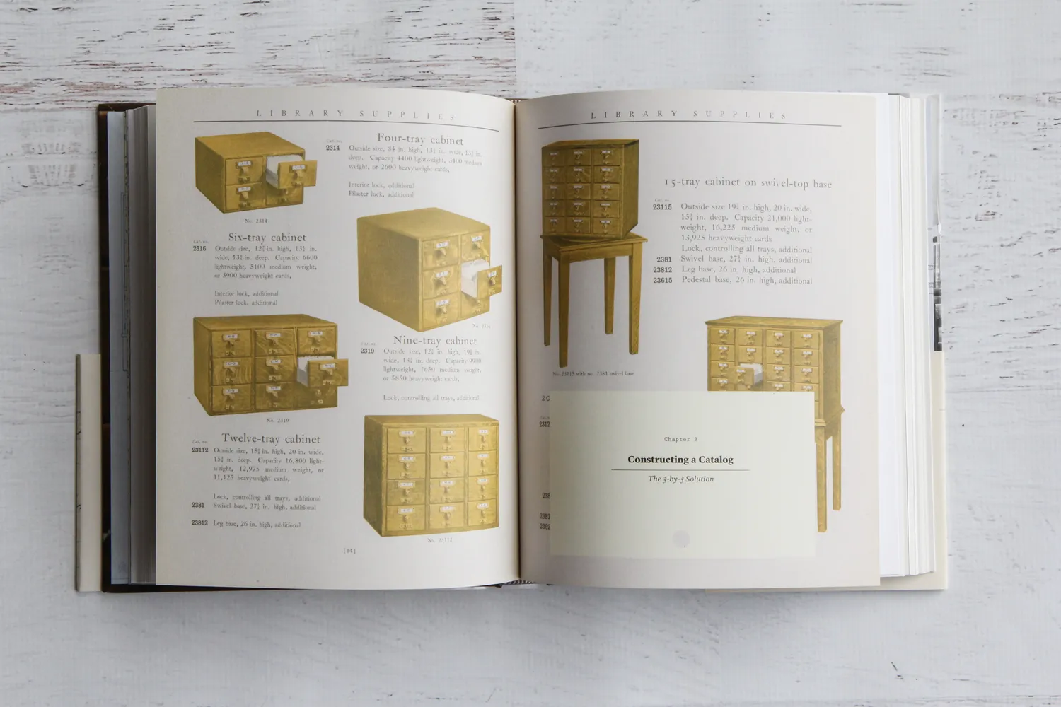 Abrams and Chronicle Card Catalog bok innbundet bibliotek