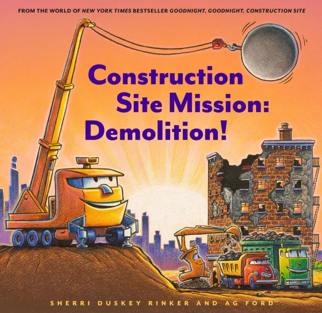 Chronicle Construction Site Demolition innbundet bildebok 2-4 år