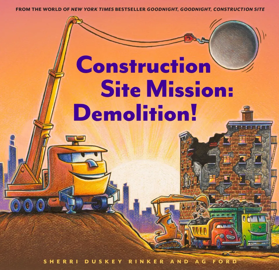 Abrams Construction Site Mission Demolition bildebok innbundet 3-5 år
