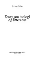 Bokia Essay om teologi og litteratur bok pent brukt